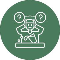 Inattention Clean Web Element vector