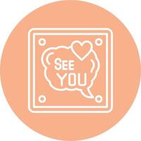 See You Graphic Interface Asset vector