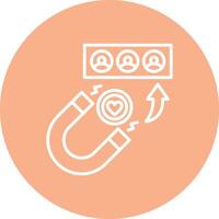 Magnet Smooth Gradient Icon vector