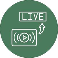 Live 3D Line Art Piece vector
