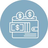 Wallet Interactive Icon Badge vector