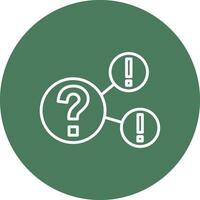 Questions Functional Icon Art vector