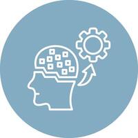 Machine Learning Crisp Flat Art vector