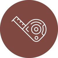 Measuring Tape Simple Motion Design vector