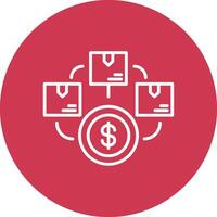 Cost Responsive Icon Badge vector