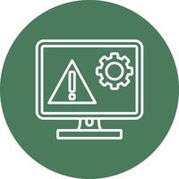 Error App Style Badge vector