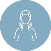 Throat Pixel Perfect Design vector