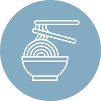 Noodle Interface Sketch Art vector