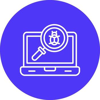 depurar web interfaz símbolo vector