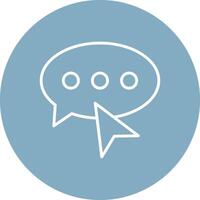Chat User-Friendly Visual vector