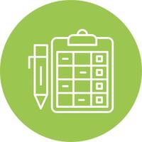 Transcript Outlined App Visual vector