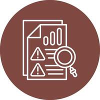 Risk Analysis UI Concept Symbol vector