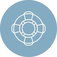 Lifesaver Interactive Icon Badge vector