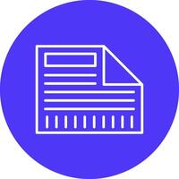 Note Modern App Icon vector