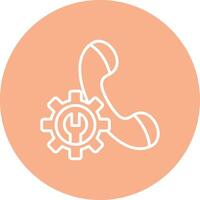 Technical Support Crisp Flat Art vector