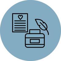 Inkwell Compact App Icon vector