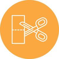 Scissors Subtle Shadow Icon vector