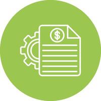 Assessment Line Style Symbol vector