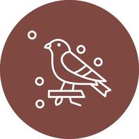 Bird Wireframe Illustration vector