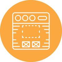 Prototype Gradient Style Icon vector