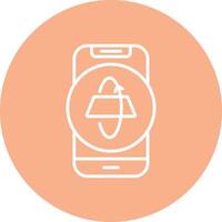 Tilt sensor Compact App Icon vector