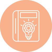 Self Knowledge Subtle Shadow Icon vector