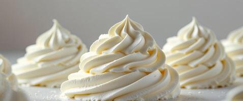 Whipped cream background texture for food dessert photo