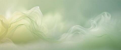 Blurred pastel yellow green background calm peaceful abstract. photo