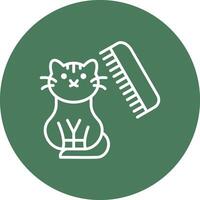Comb Clean Web Element vector