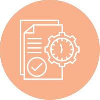 Planning Digital Concept Icon vector