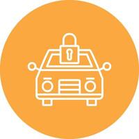 Car Simple Line Sketch vector