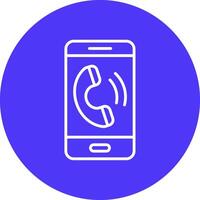Phone Call UI Toolkit Element vector