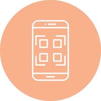 Qr Code Digital Concept Icon vector