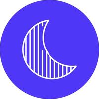 Moon Color Block Design vector