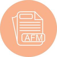 AFM File Format Sharp Edge Symbol vector