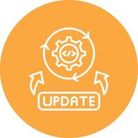 update Interactive Icon Badge vector