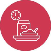 Breakfast Lined UI Illustration vector