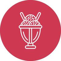 Ice Cream Interactive UI Graphic vector
