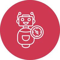 Bot Vibrant UI Element vector