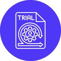 Trial Mobile Ready Icon vector