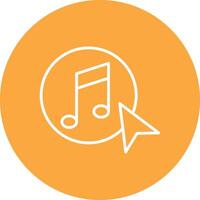 Music Interactive Display Symbol vector