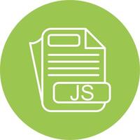 JS File Format Minimal Touch Graphic vector