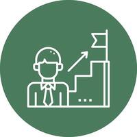 Career Interactive Icon Badge vector