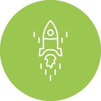 Rocket Color Accent Visual vector