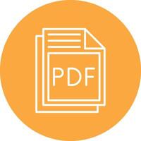 Pdf Neon Graphic Style vector