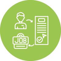 Hiring Business Style Symbol vector