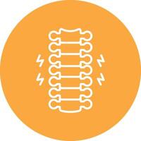Spinal Cord Modular UI Graphic vector