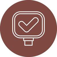Quality Control Subtle UI Style vector