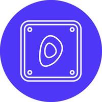Arabic Language Handcrafted Digital Icon vector