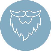 Beard Smart UI Graphic vector